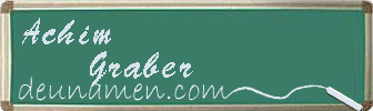 Achim Graber Visitenkarte